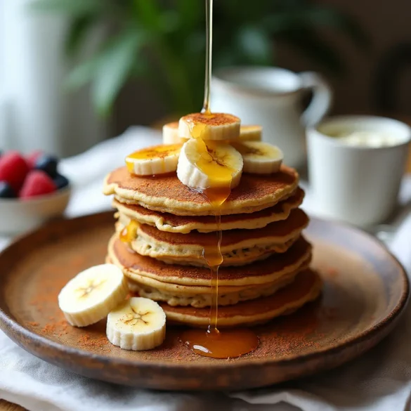 tortitas de avena y platano