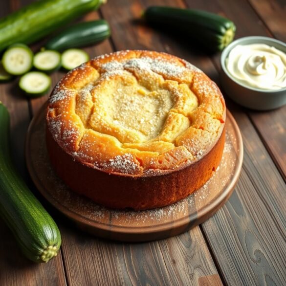 pastel de calabacín