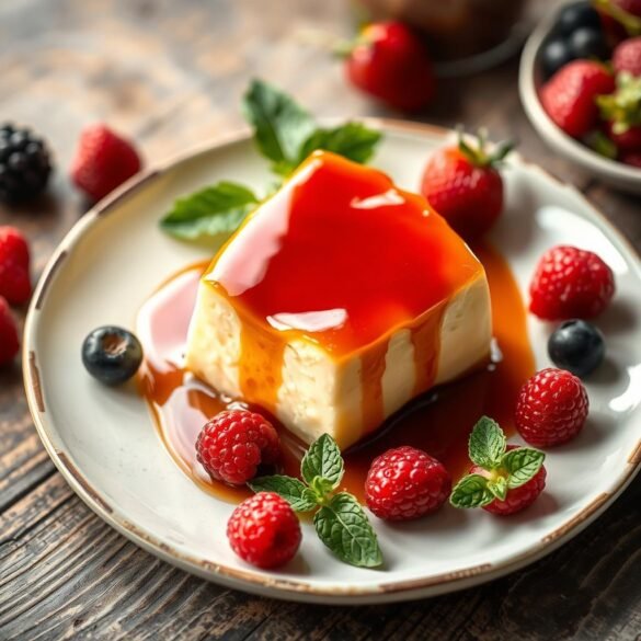 flan de queso