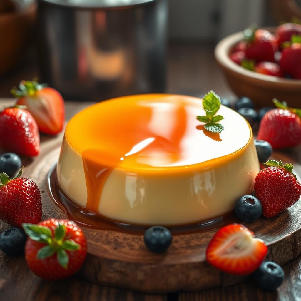 flan de queso