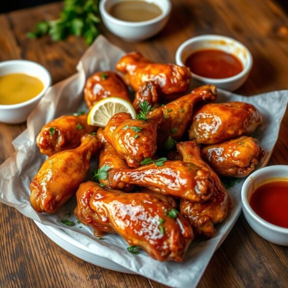 alitas de pollo al horno