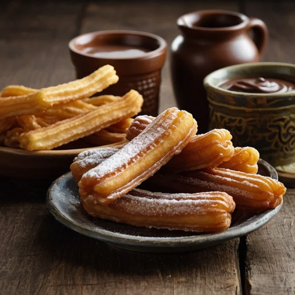 churros con chocolate