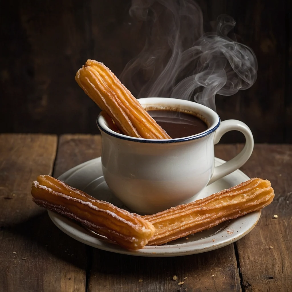 churros con chocolate