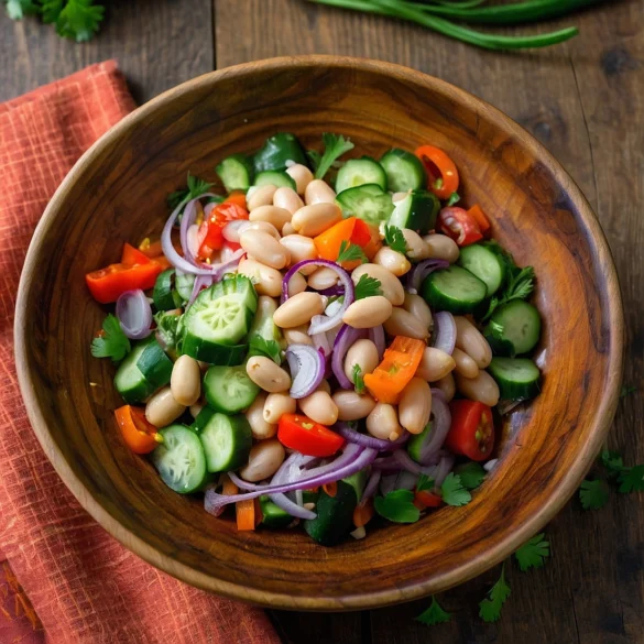 ensalada de alubias