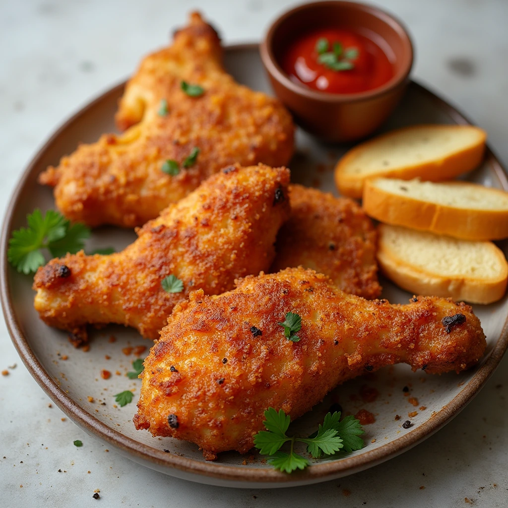 alitas de pollo crujientes al horno