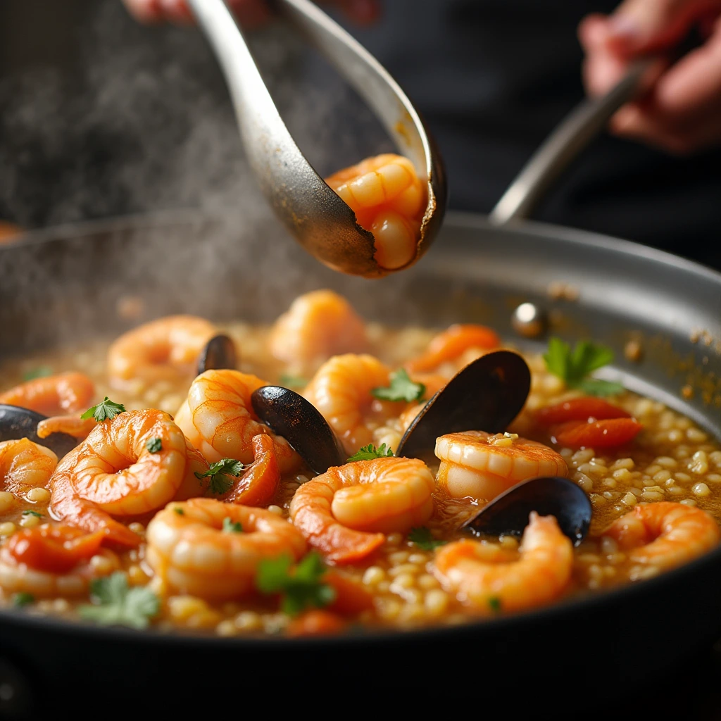 arroz caldoso de marisco