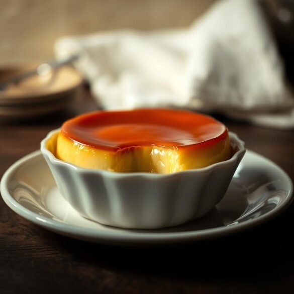 Flan de Huevo Tradicional al Baño María