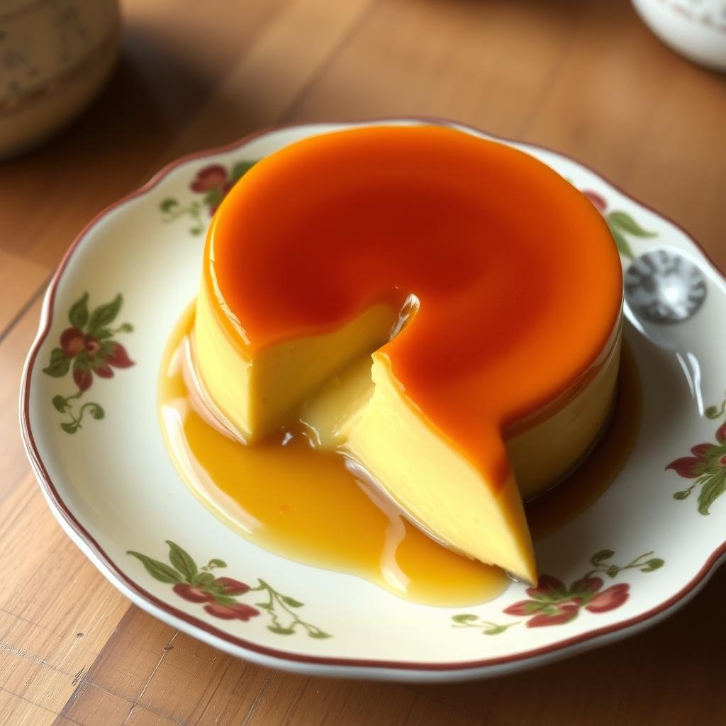 Flan de Huevo Tradicional al Baño María