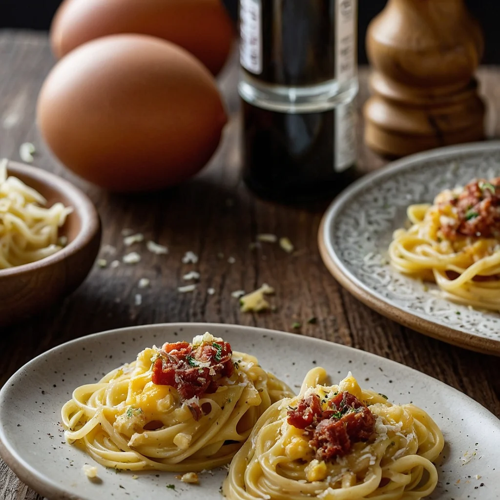 macarrones a la carbonara