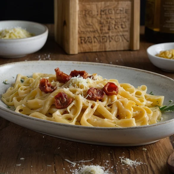 macarrones a la carbonara