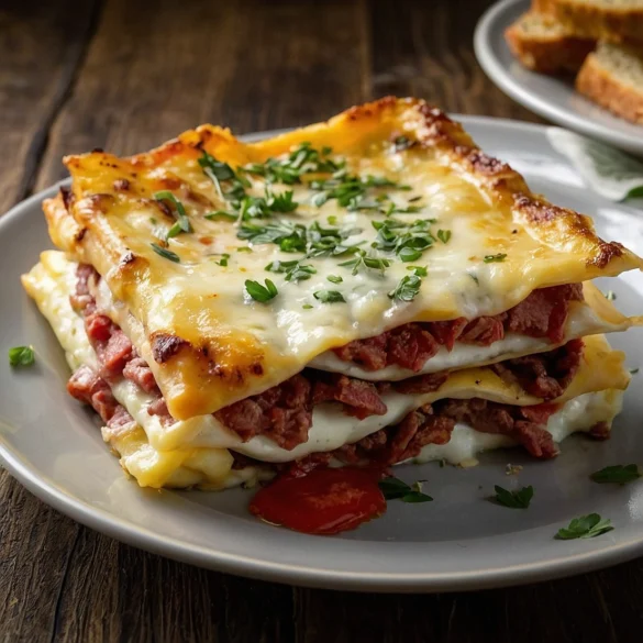receta lasaña de carne