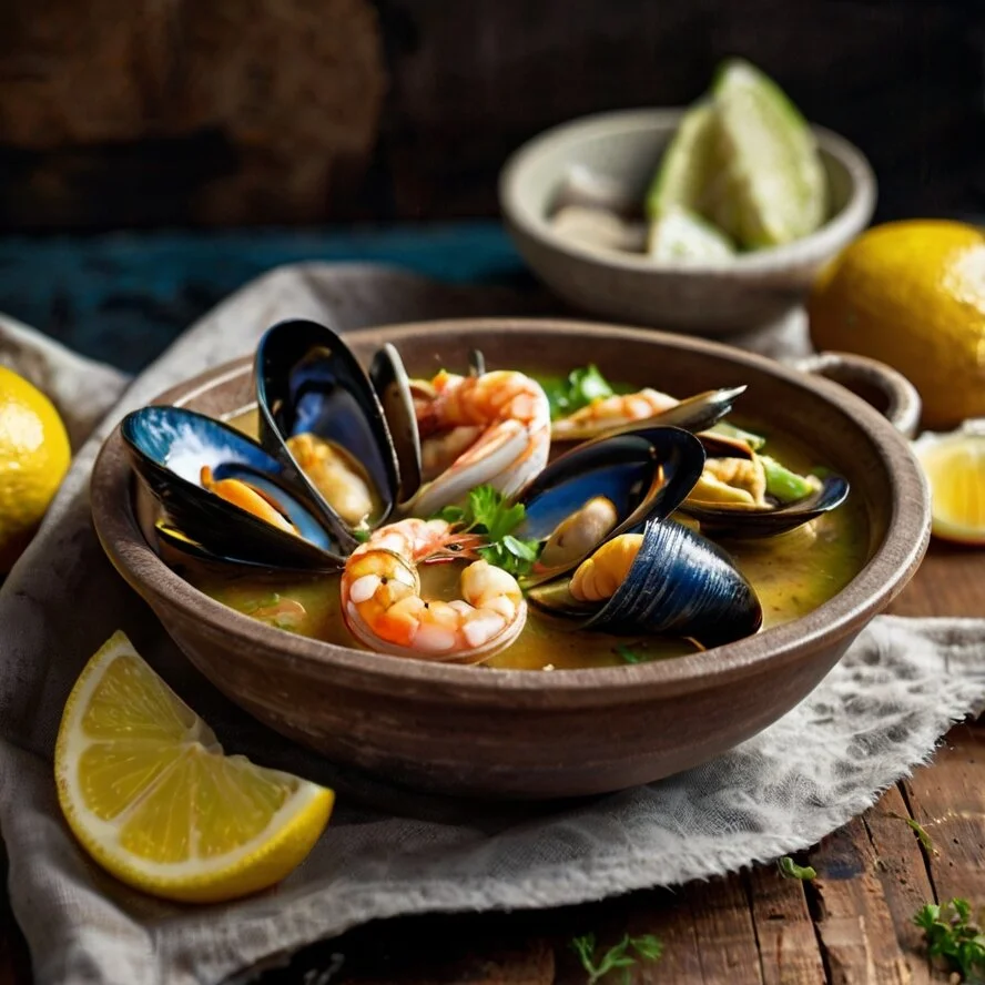 sopa de mariscos