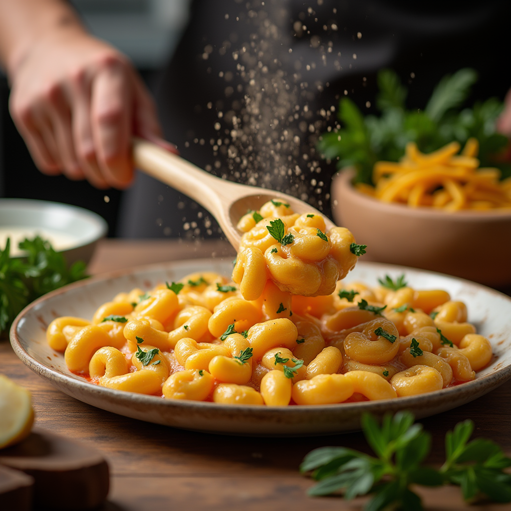 macarrones con pollo