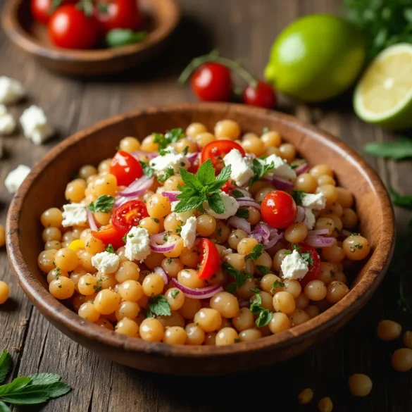 ensalada de garbanzos mediterránea