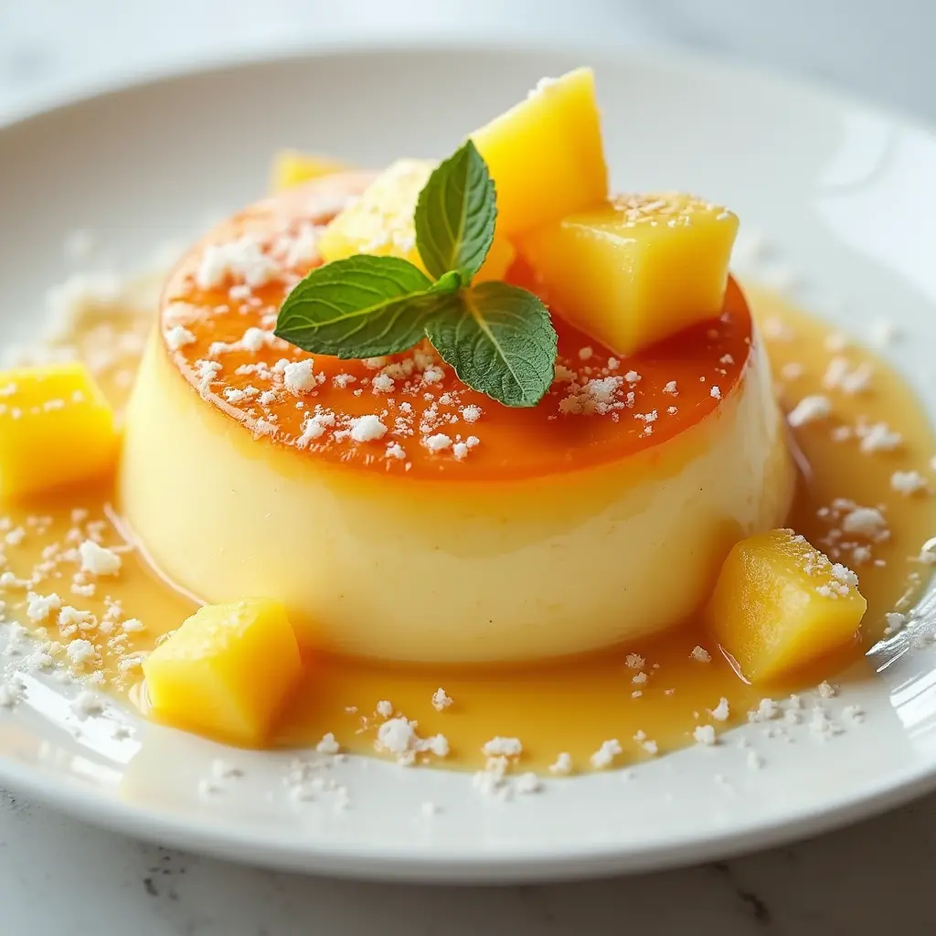 flan de huevo al microondas